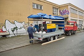 Дизельный компрессор CompAir на раме (Рутектор)