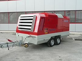 Дизельный компрессор ROTAIR MDVS на шасси (Рутектор)