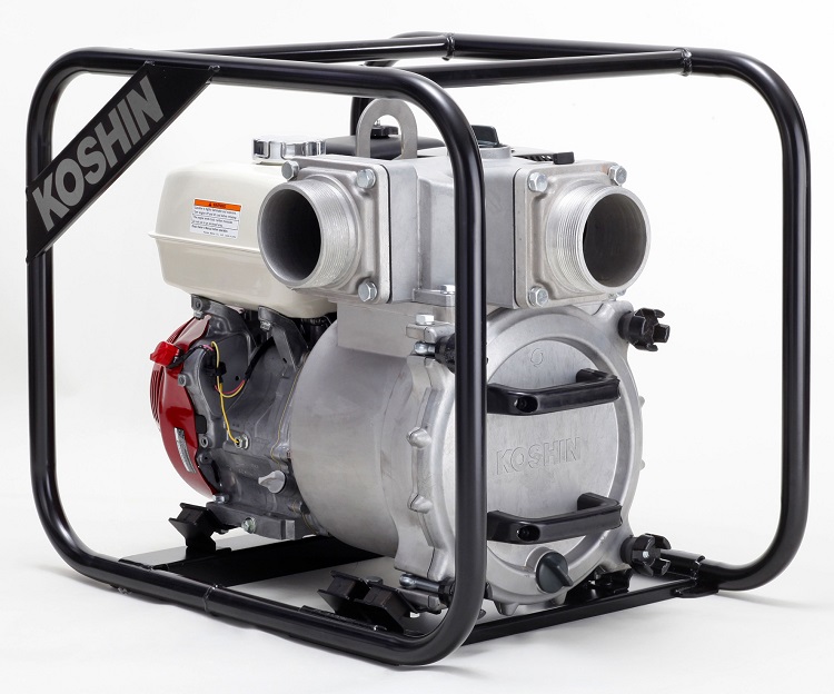 бензиновая мотопормпа Trash с двигателем Honda