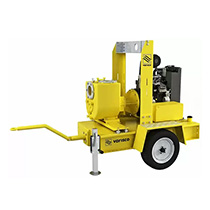 Дизельные передвижные мотопомпы для сильно загрязненной воды до 2100 м3/ч