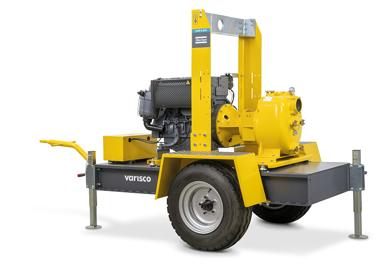 Мотопомпа серии VAR 4-316 pump trailer